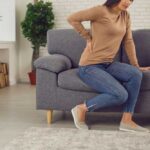 patient with sciatica pain